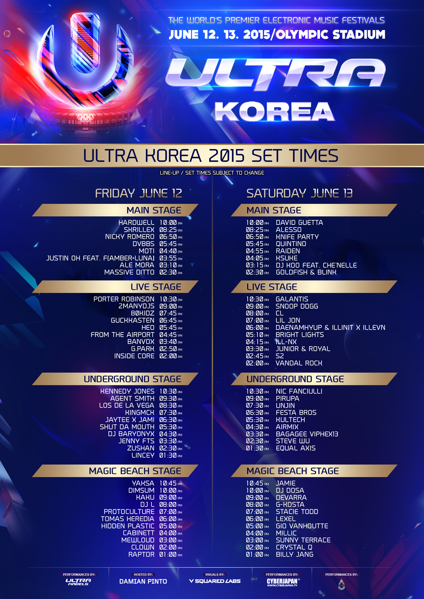 Ultra-Korea-time-table