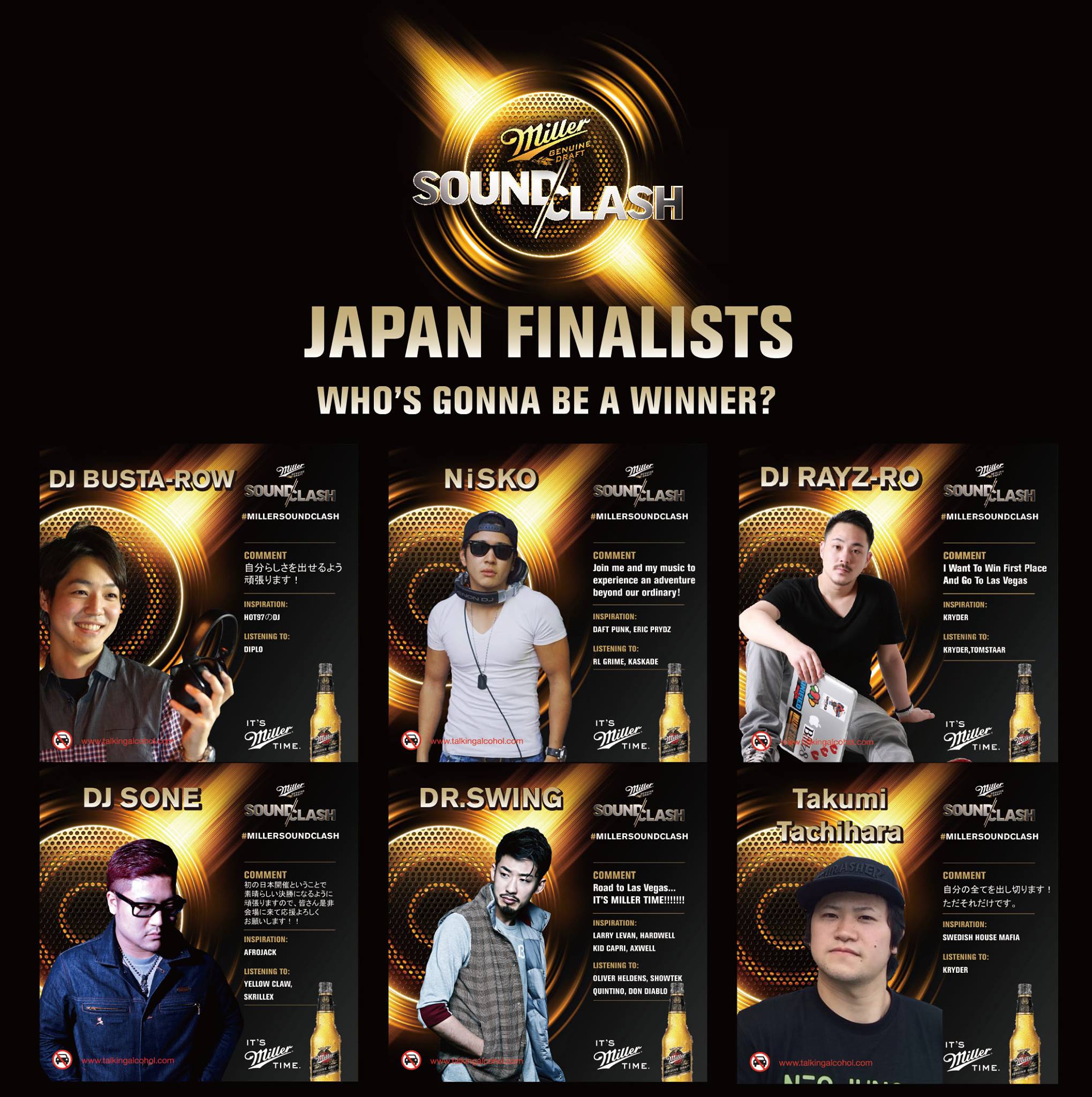 Miller SoundClash-JAPAN-Finalists