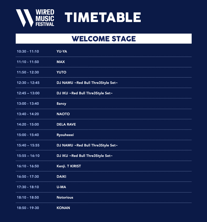 WIRED MUSIC FESTIVAL WELCOME STAGE