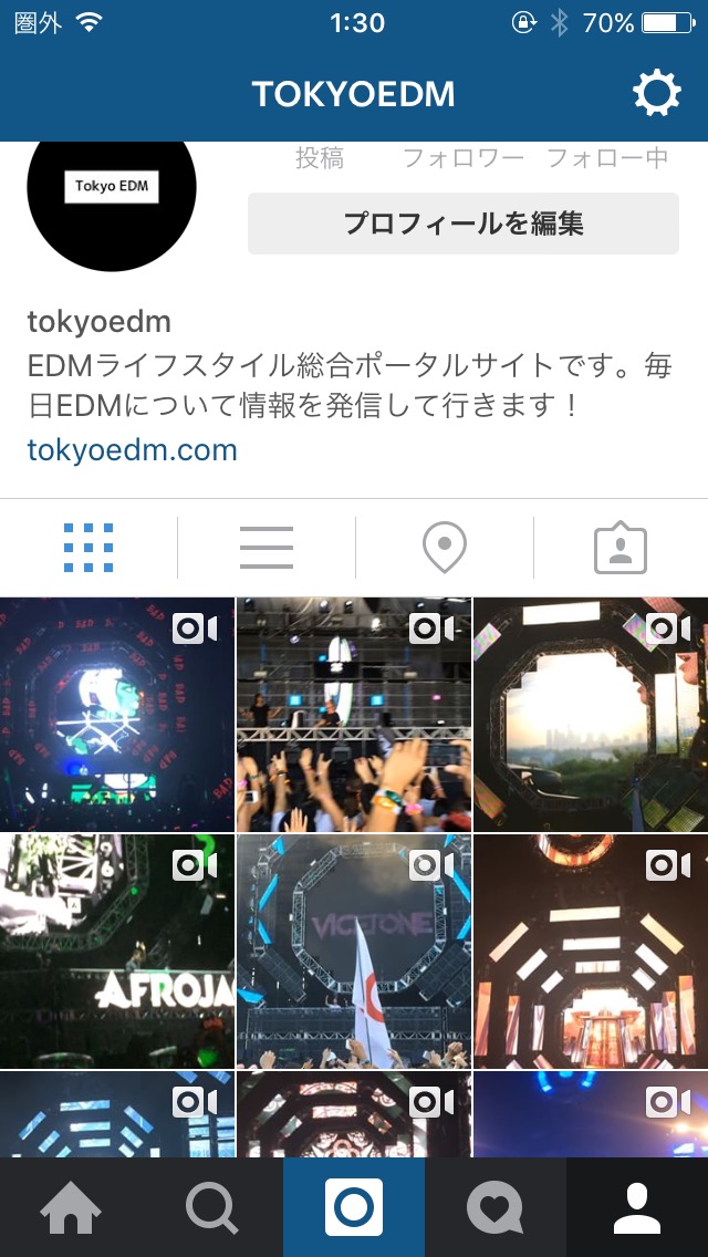 TokyoEDM Instagram