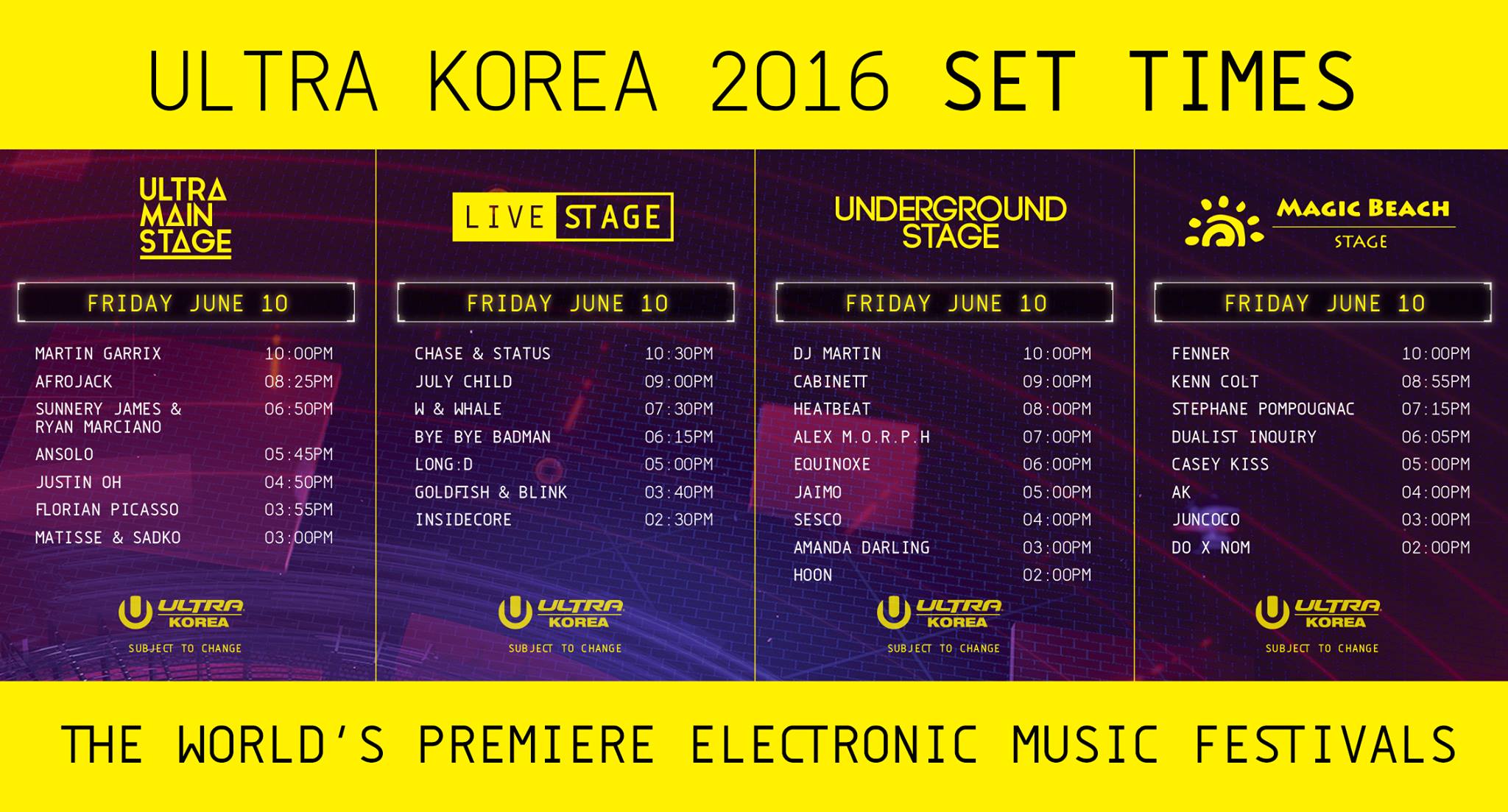 ULTRA KOREA 2016 Friday