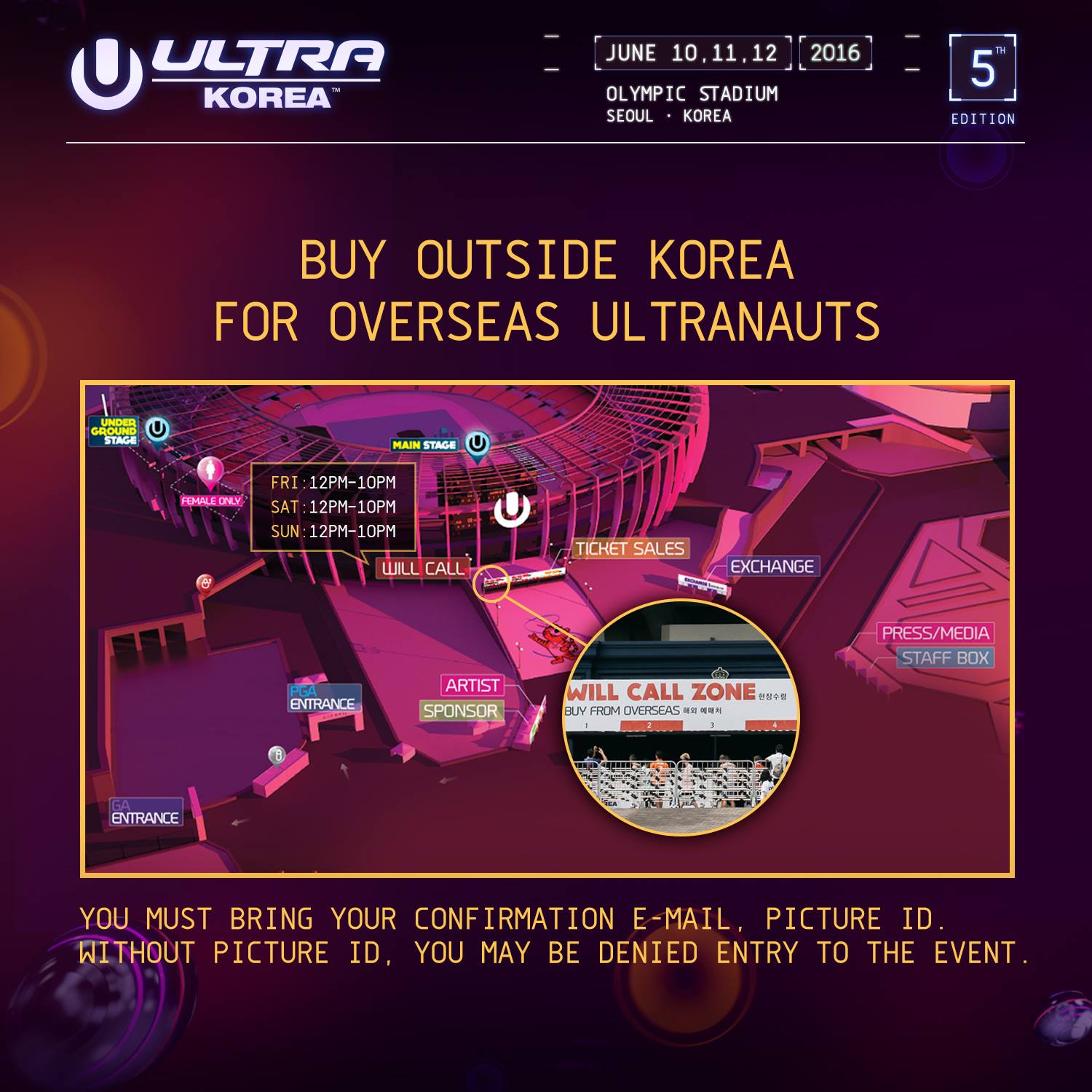 ULTRA KOREA 2016Will Call
