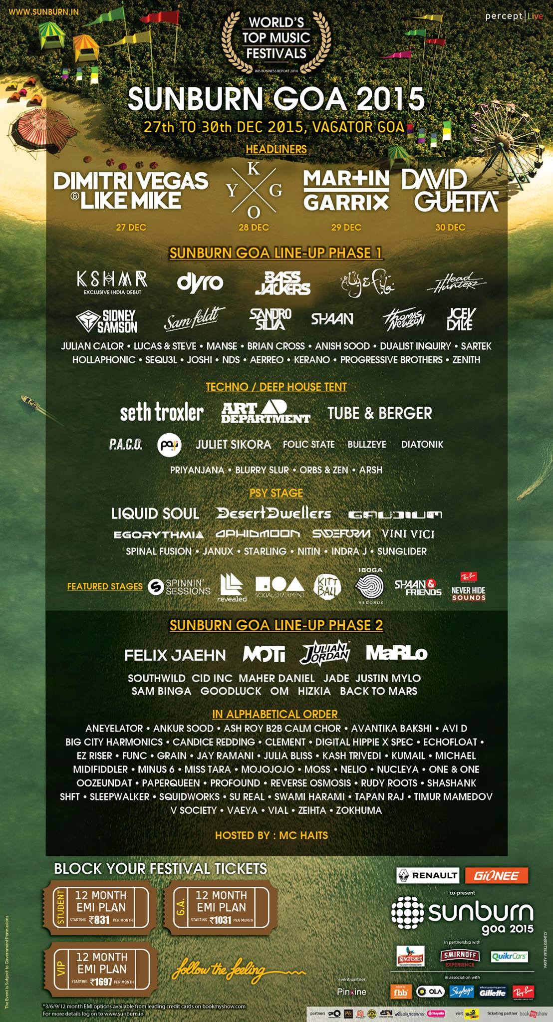 SUNBURN Festival 2015