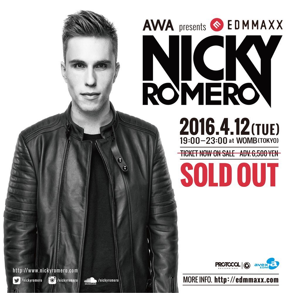 Nicky Romero SOLD OUT