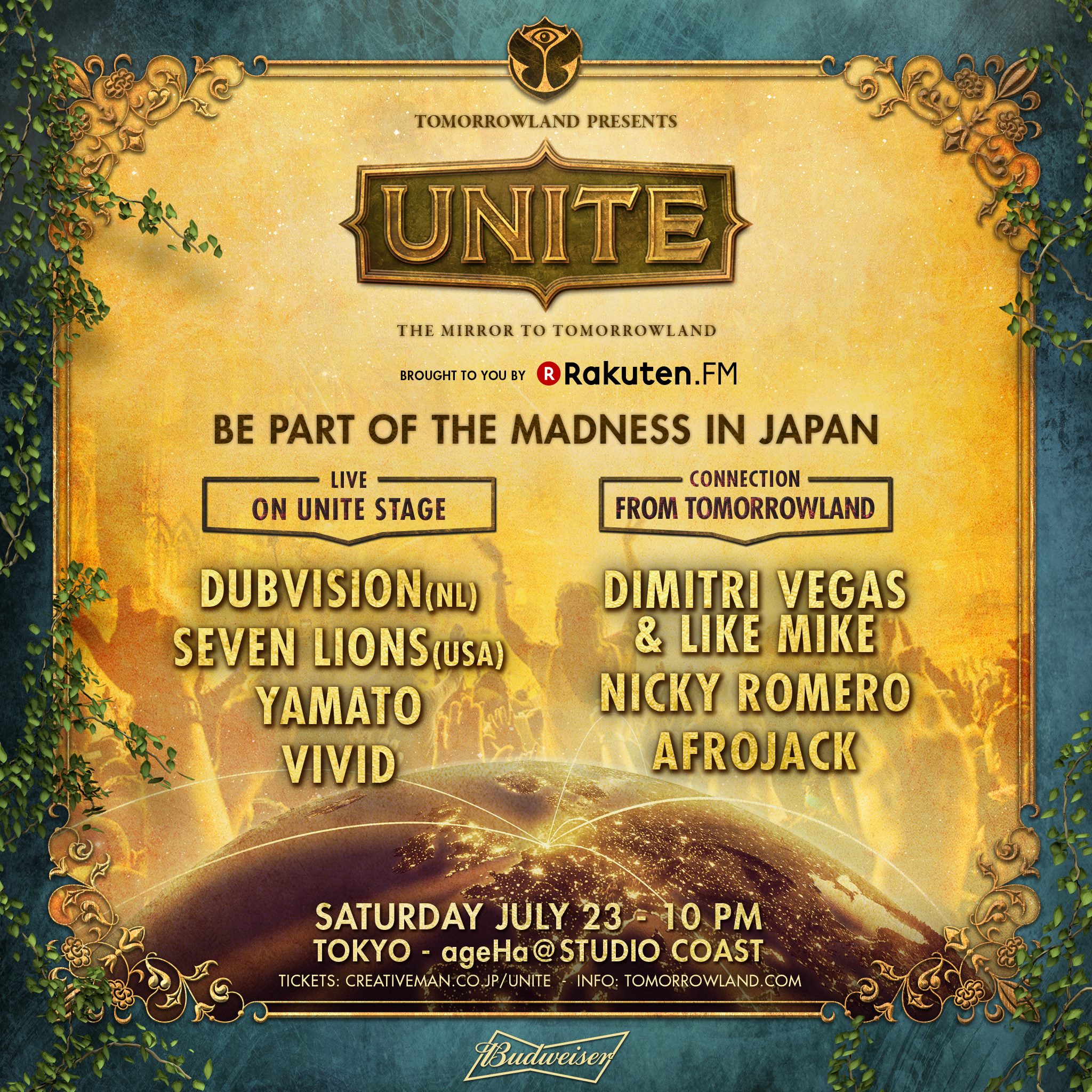 Tomorrowland Presents UNITE -Japan