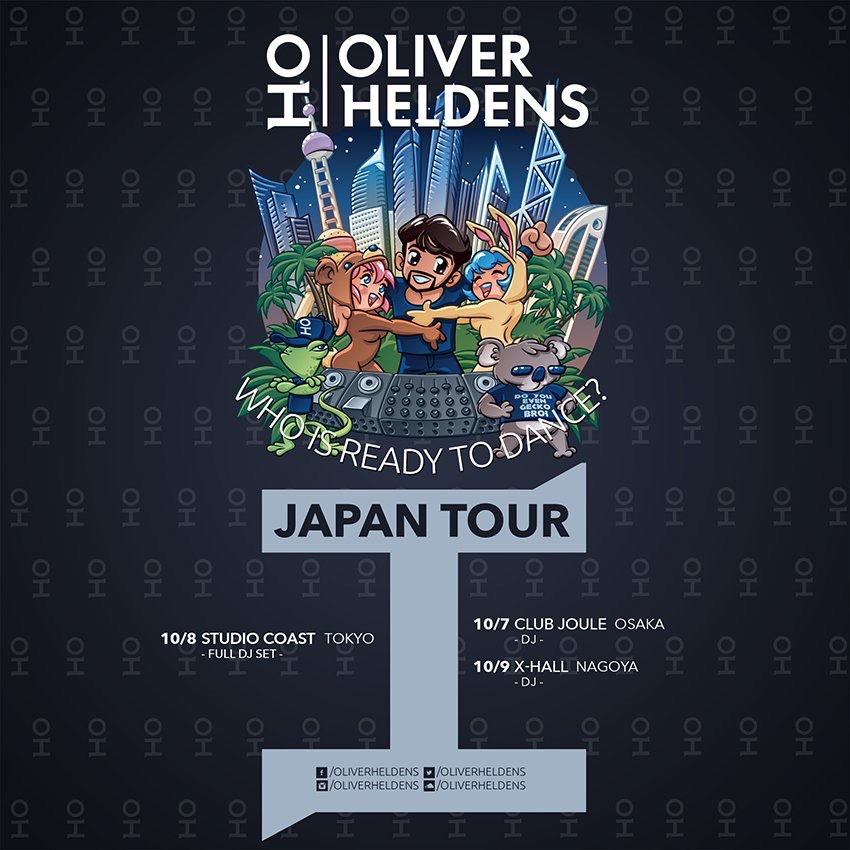 OLIVER HELDENS japan tour 2016