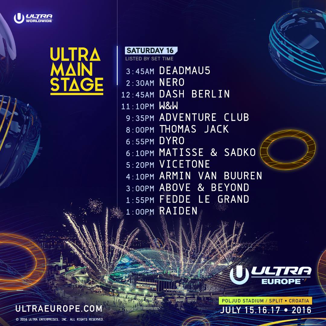 Ultra Europe 2016 main sat 2